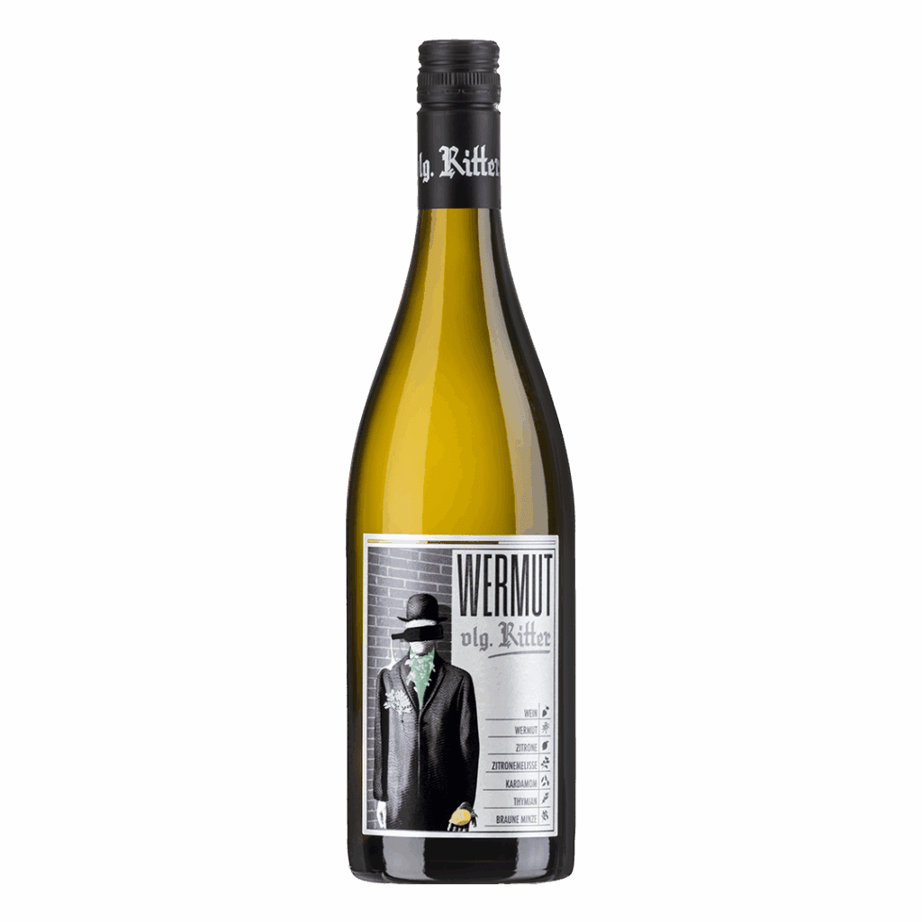 Wermut elg. Ritter, handgefertigter Wermut mit natürlichen Kräutern, ideal für Cocktails und Aperitifs, hergestellt im Weingut vulgo Ritter, hochwertige Premium-Qualität.